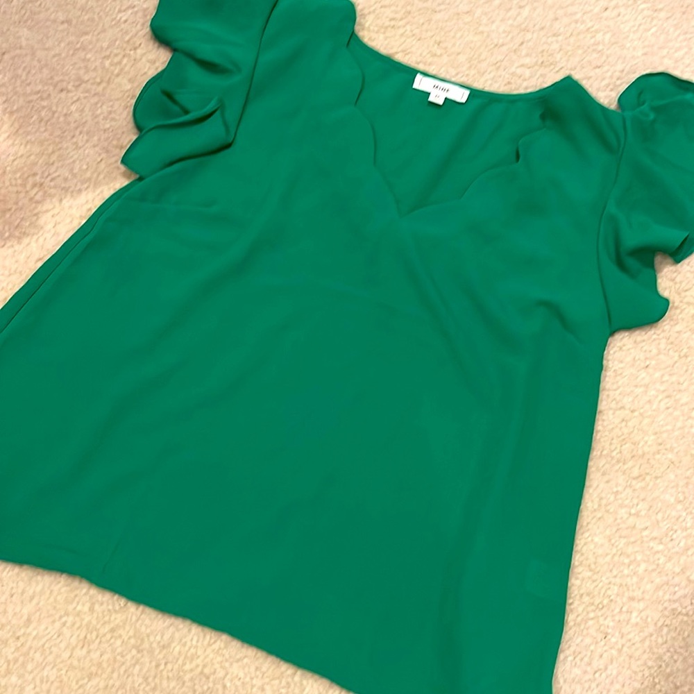 Ruffle sleeve blouse